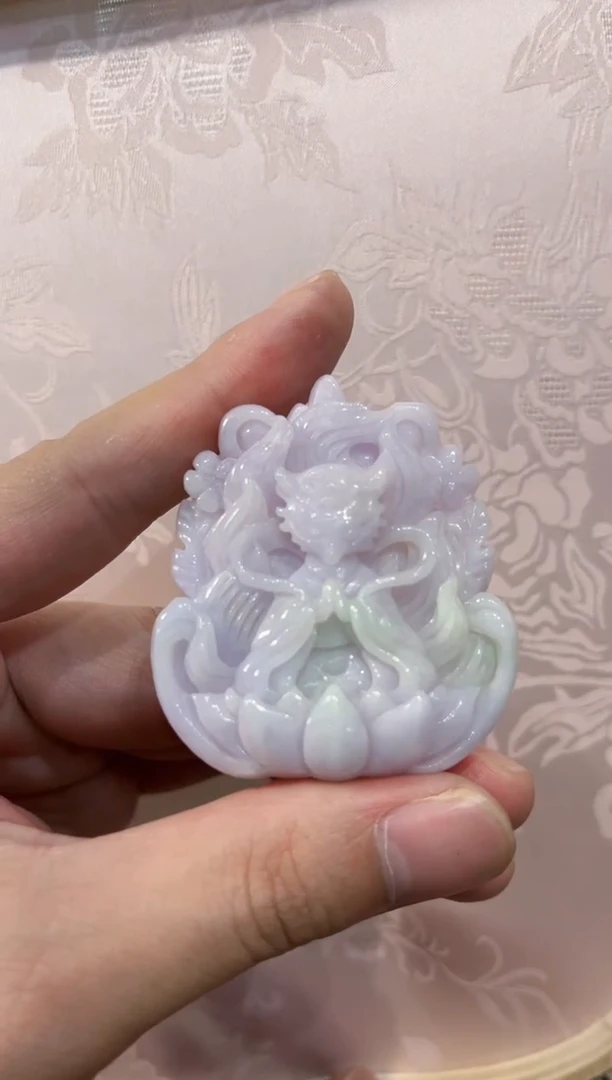 翡翠合金吊坠(赠链)代编织