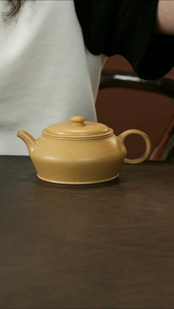茶壶紫砂胡琪 黄金段泥 曼殊