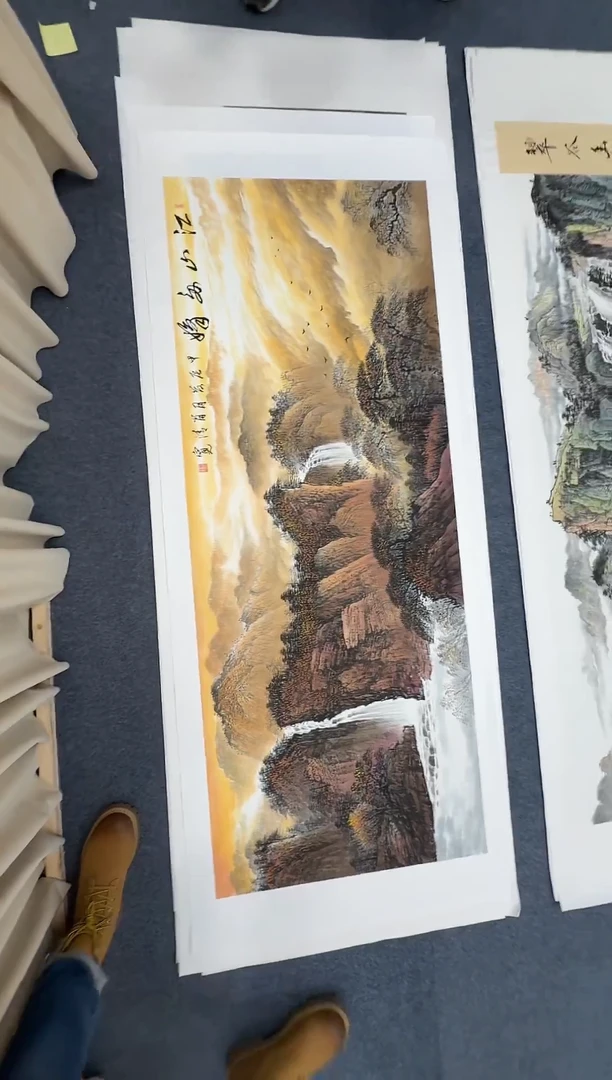 国画同类型随机江山