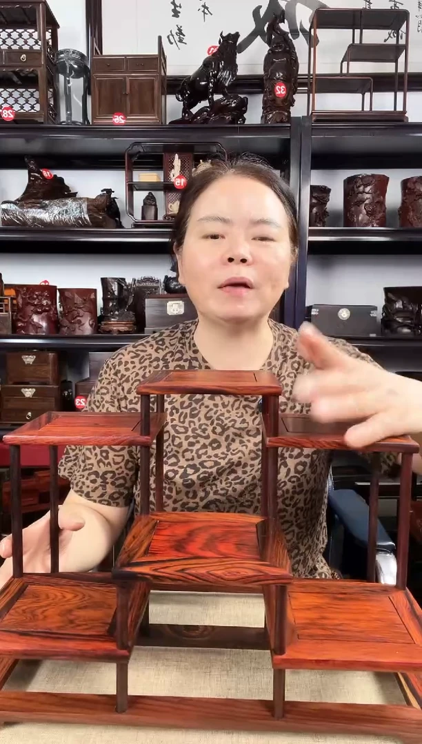 木新款六连老李红木工艺品