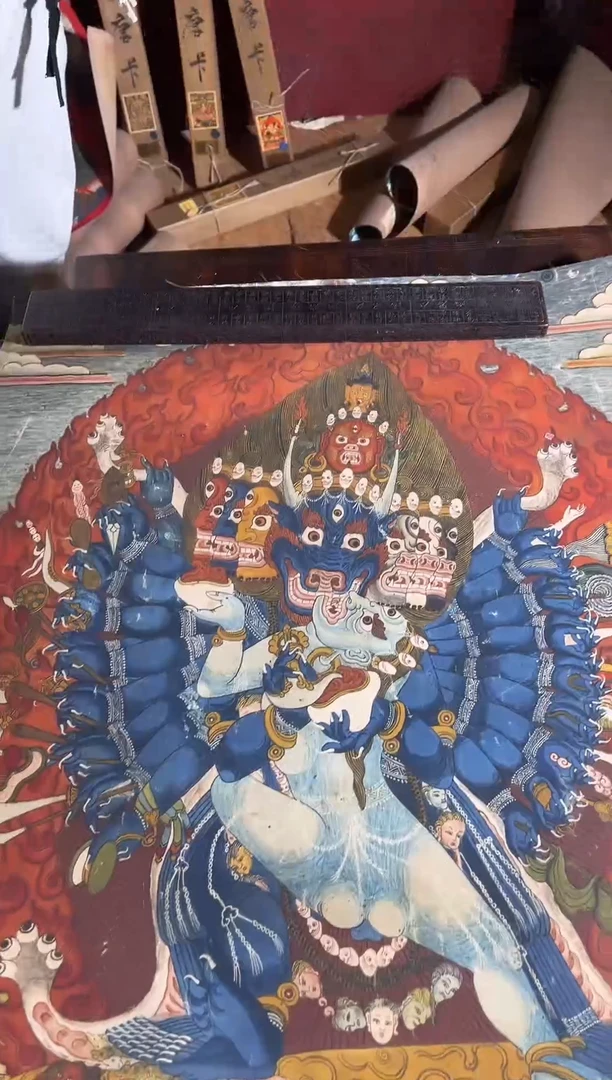 卷轴画东东唐卡tk160