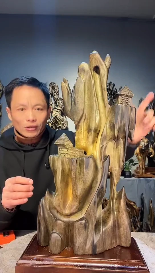 【闪购商品】金丝楠金丝楠小叶桢楠随行摆件54