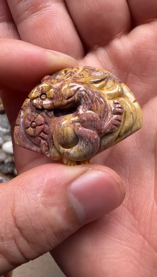 【闪购商品】硅化珊瑚（珊瑚玉）颈饰未镶嵌073