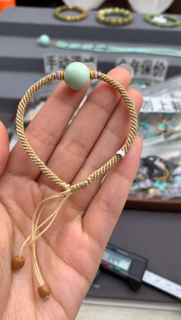 未镶嵌绿松石手绳茜.G83