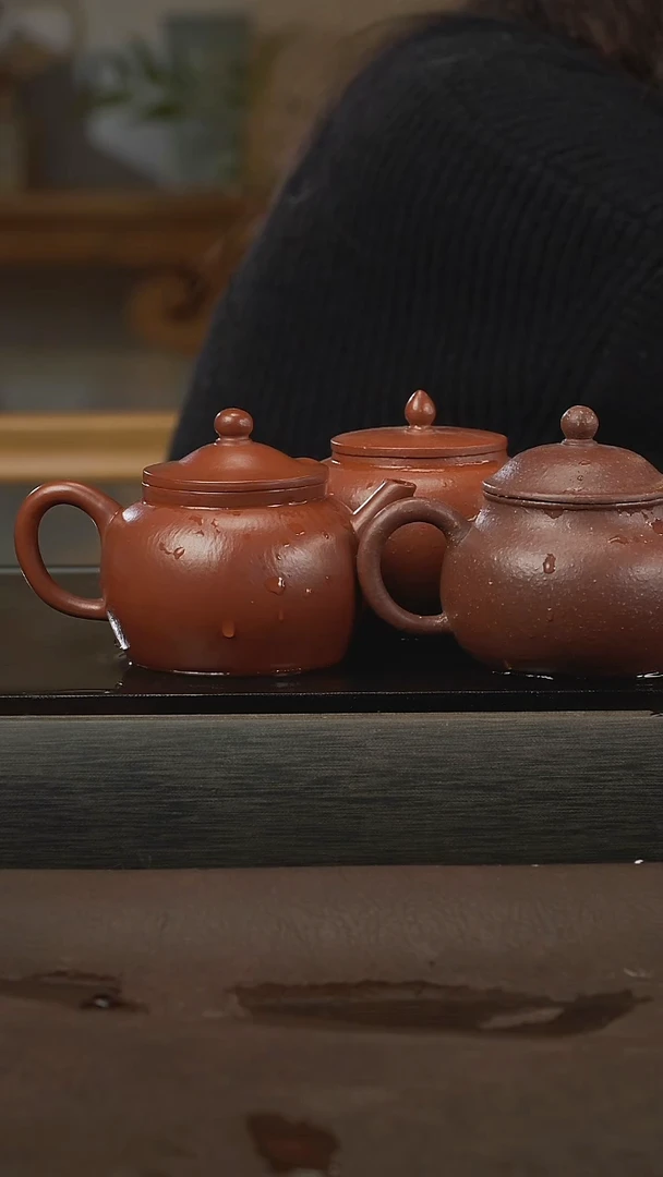 茶壶紫砂古****️朱泥 紫泥 粗砂