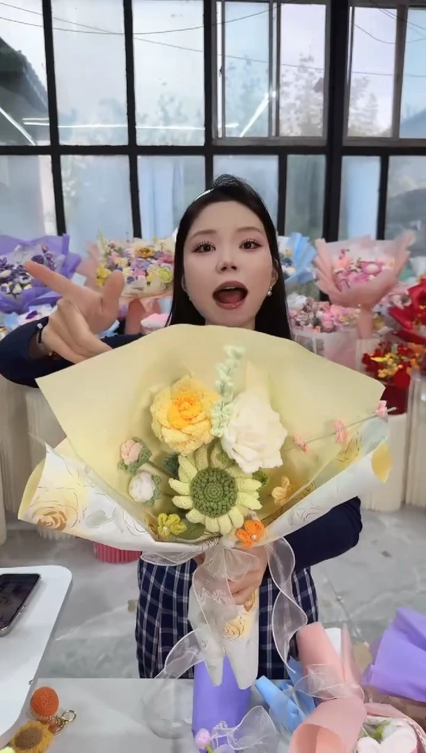 非遗手工定制花束，孤品清仓！！