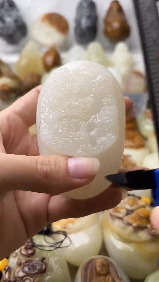 石材古青石棉纹正常不退换山水