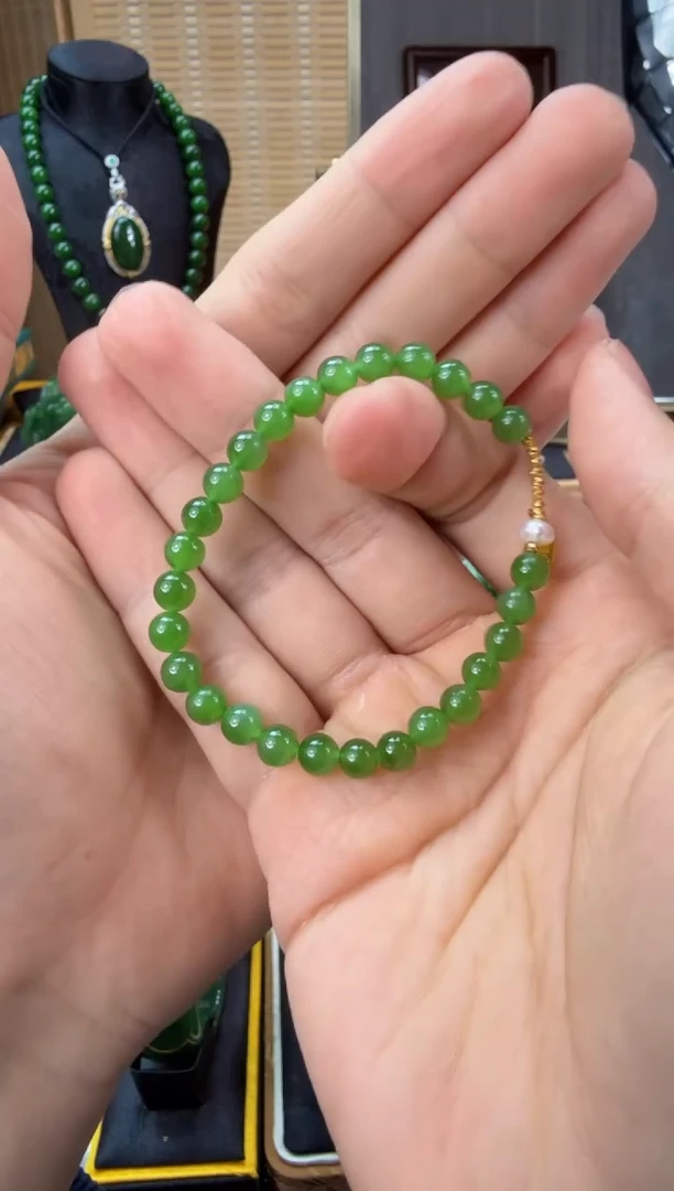 【闪购商品】和田玉（碧玉）手串未镶嵌