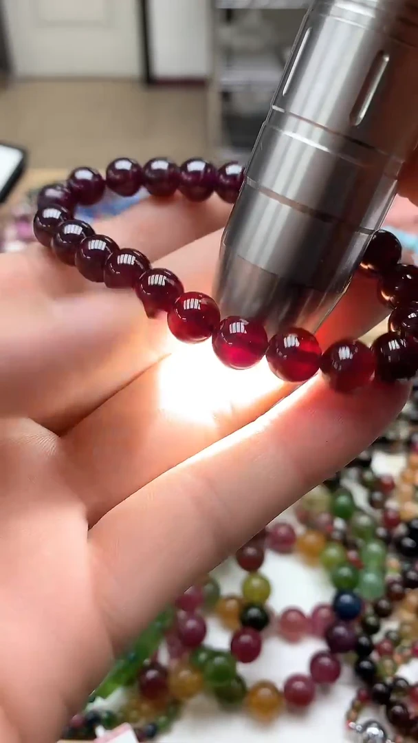 【闪购商品】石榴石手链未镶嵌手链31