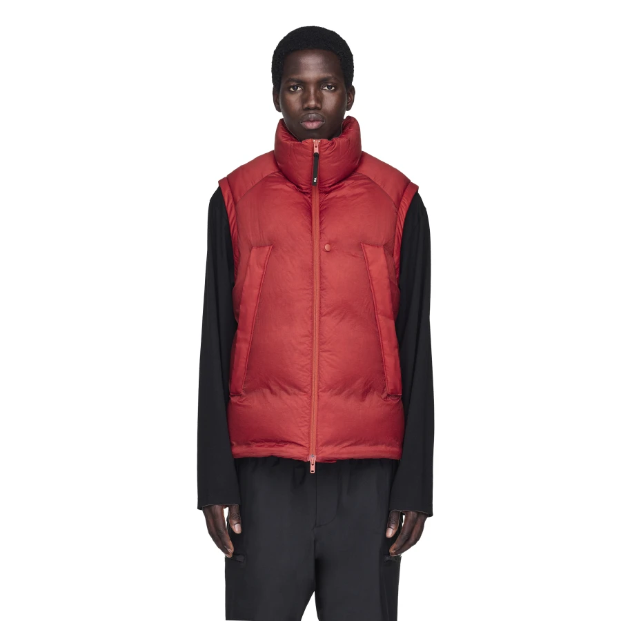 Y-3/Y-3（53-KA2365）橘红色秋冬新款休闲时尚运动羽绒马甲