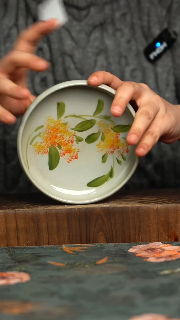 杯釉下彩手工手绘同款陶器