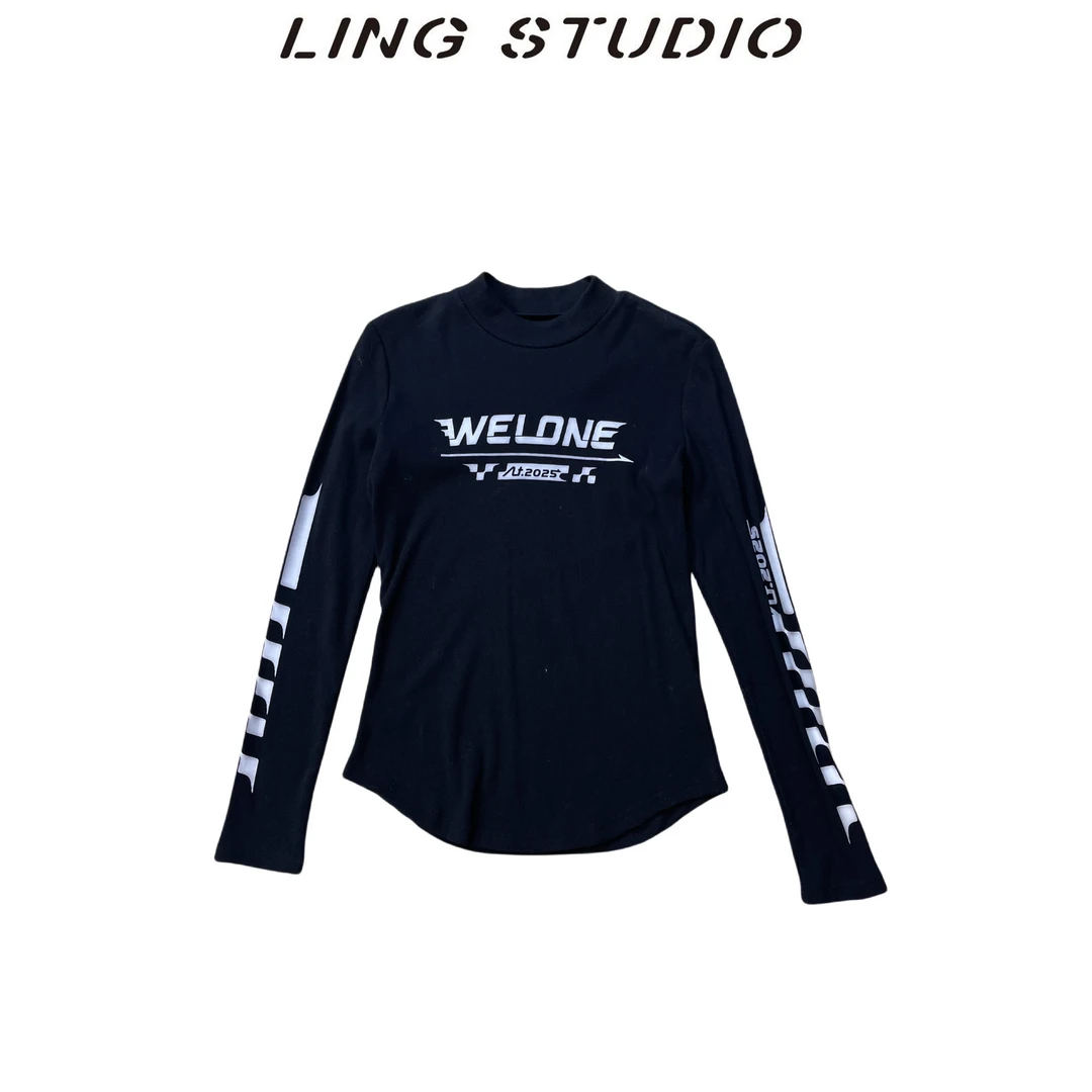082910-零零『』2024秋冬ins潮流时尚百搭休闲长袖打底T恤