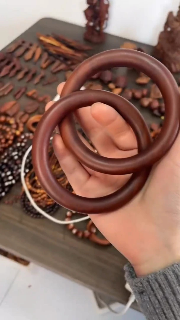 【闪购商品】木枣木 内径70乾坤圈一物一拍