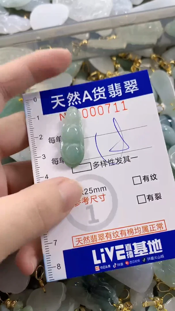 颈饰未镶嵌翡翠天然A货翡翠
