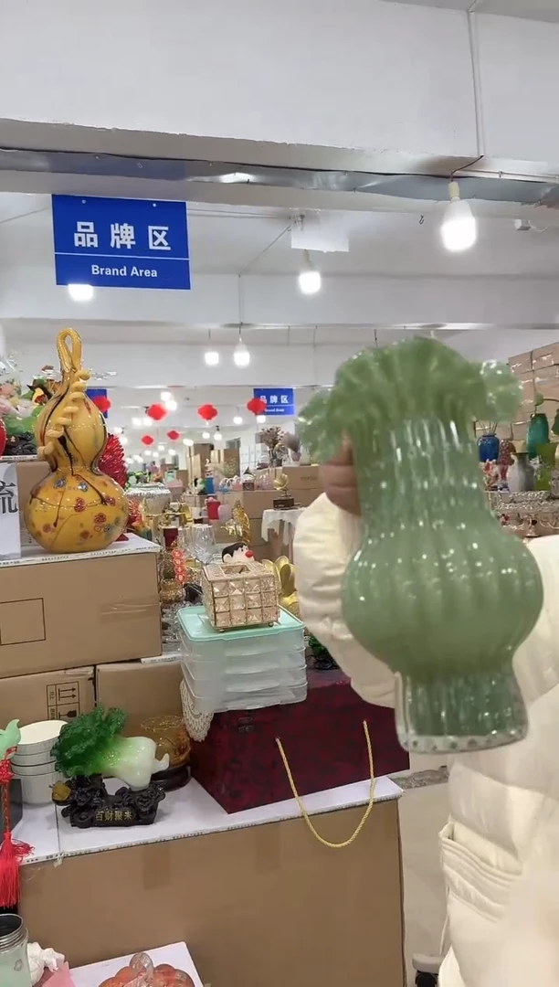 【闪购商品】琉璃迪喜花器-z-晚71