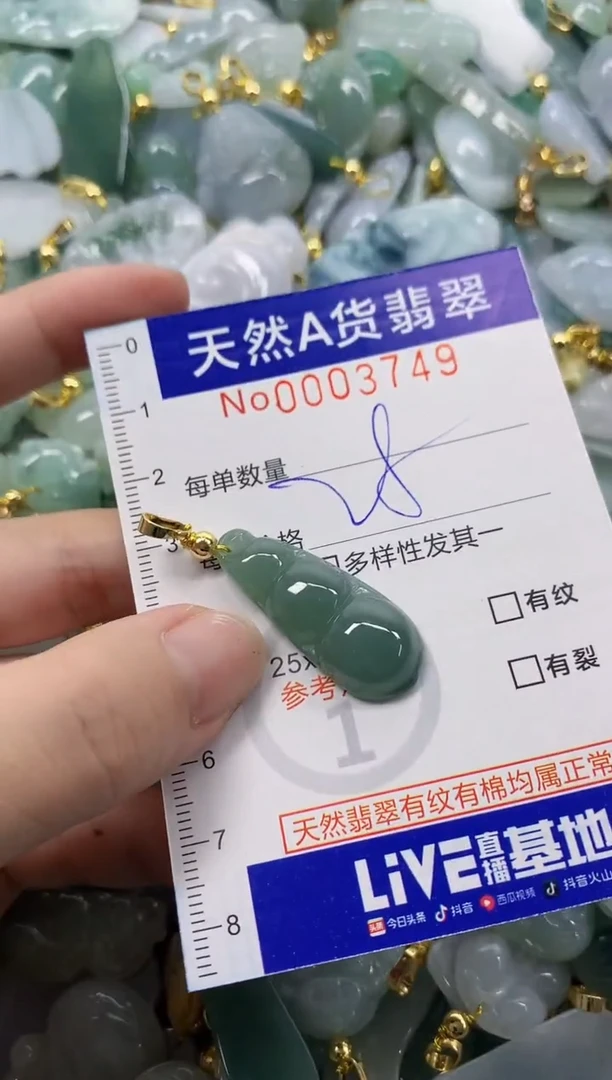 颈饰未镶嵌翡翠天然A货翡翠