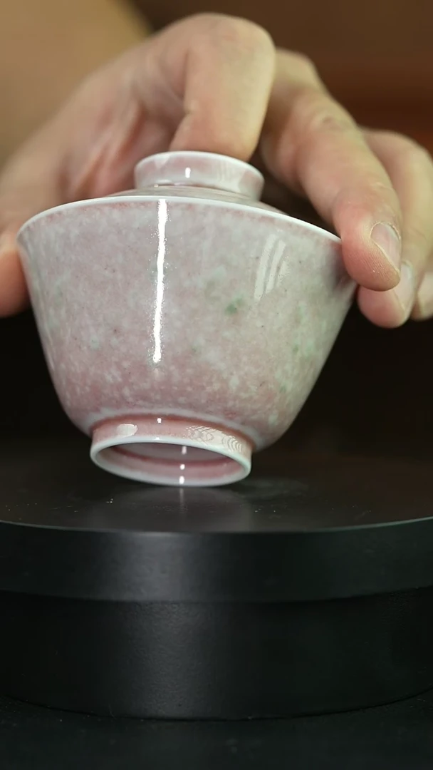 杯庐陵昱西两字篆款岩茶盖碗（13号）