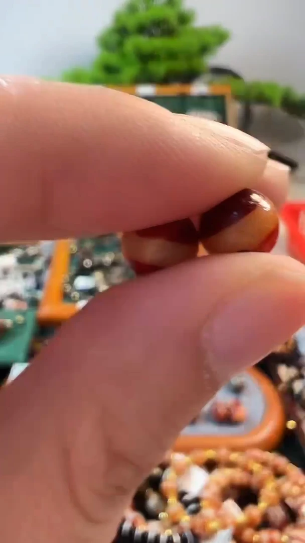 玛瑙/玉髓（覆膜）颈饰未镶嵌54（微瑕随机发货）