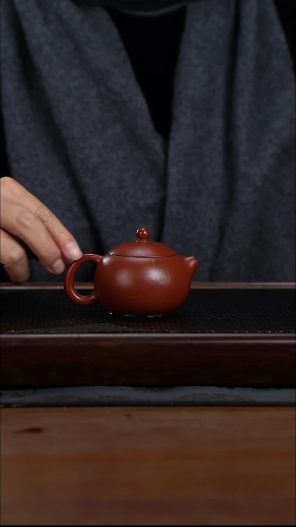 茶壶紫砂130cc黄龙山原矿朱泥西施5