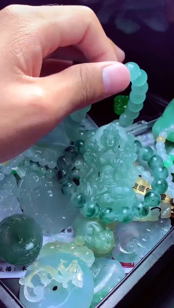 未镶嵌定制翡翠艺*#翡翠毛货定制