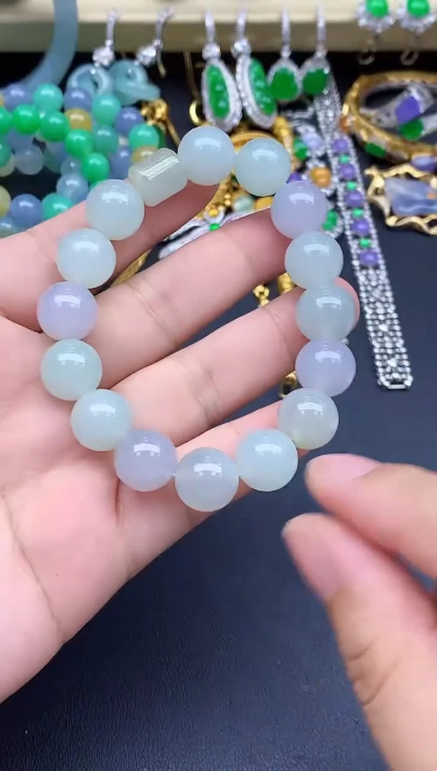 未镶嵌手链翡翠196-春日珠宝