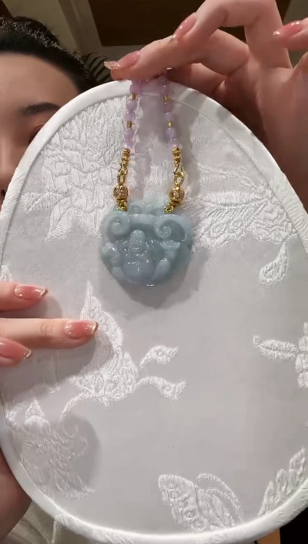 【闪购商品】翡翠颈饰未镶嵌国风