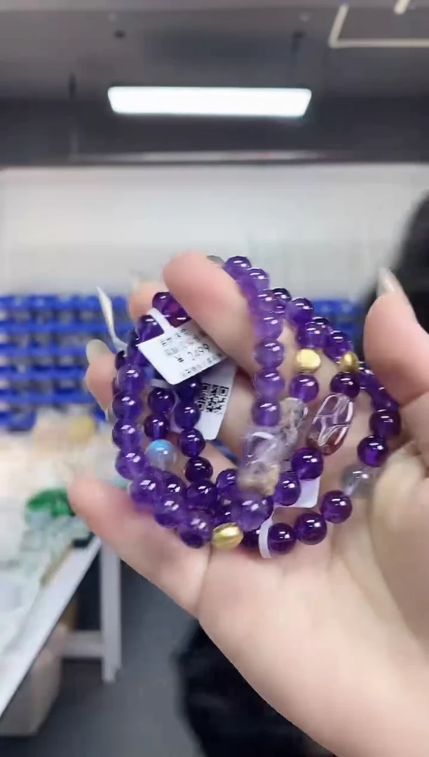 【闪购商品】手串未镶嵌水晶多样性发其一颜色微差