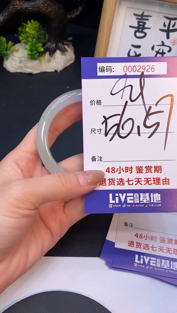 未镶嵌手镯翡翠0002926