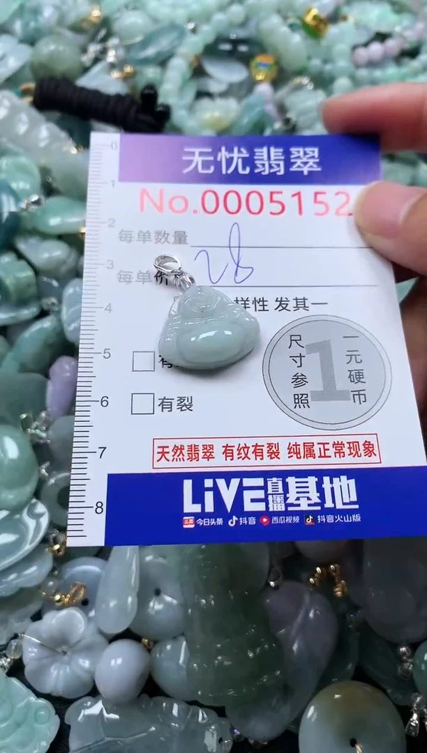 颈饰未镶嵌翡翠5152