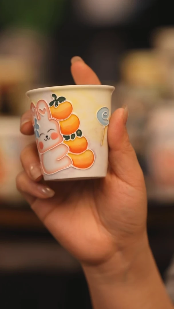 【闪购商品】摆件景德镇釉下彩绘设计师款陶瓷