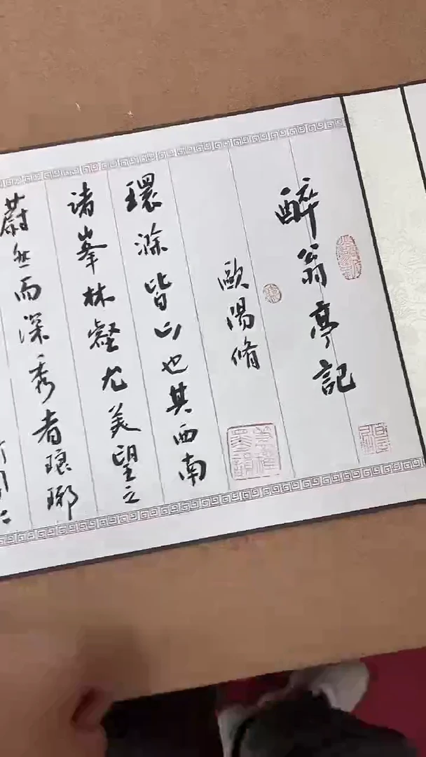书法赵立鹤醉翁亭记5米