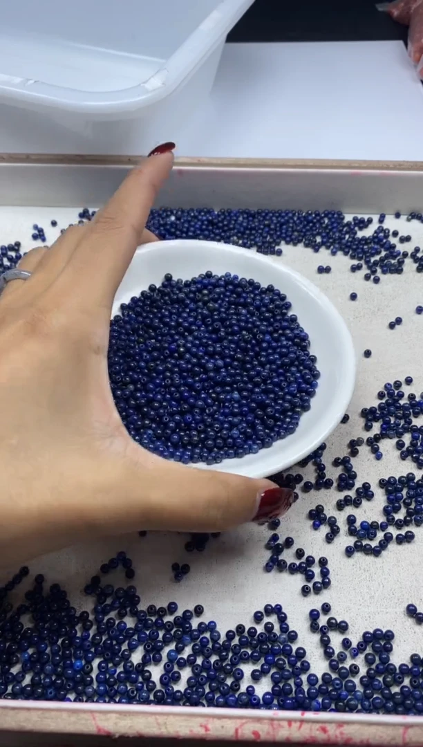 【闪购商品】玛瑙/玉髓颈饰未镶嵌w243青*金石3mm*100颗