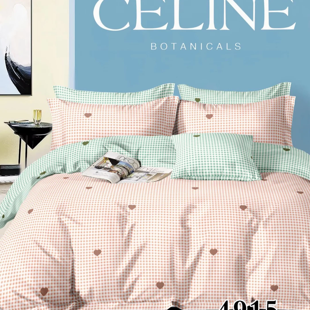 ［爱心粉］2.5米×2.4米加密亲肤细纹布加工床单