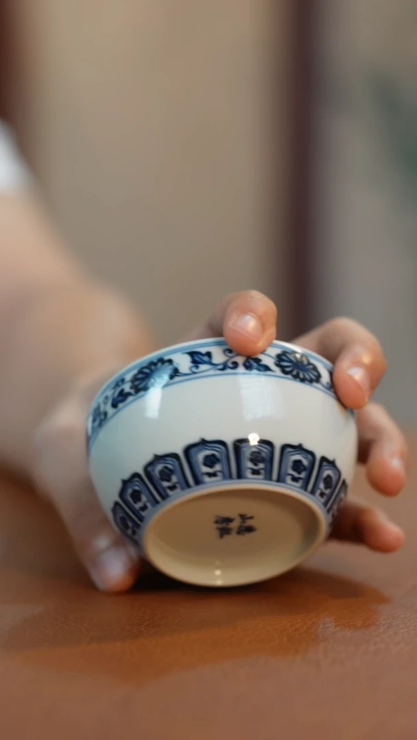 杯子德钰微瑕宝相缸杯