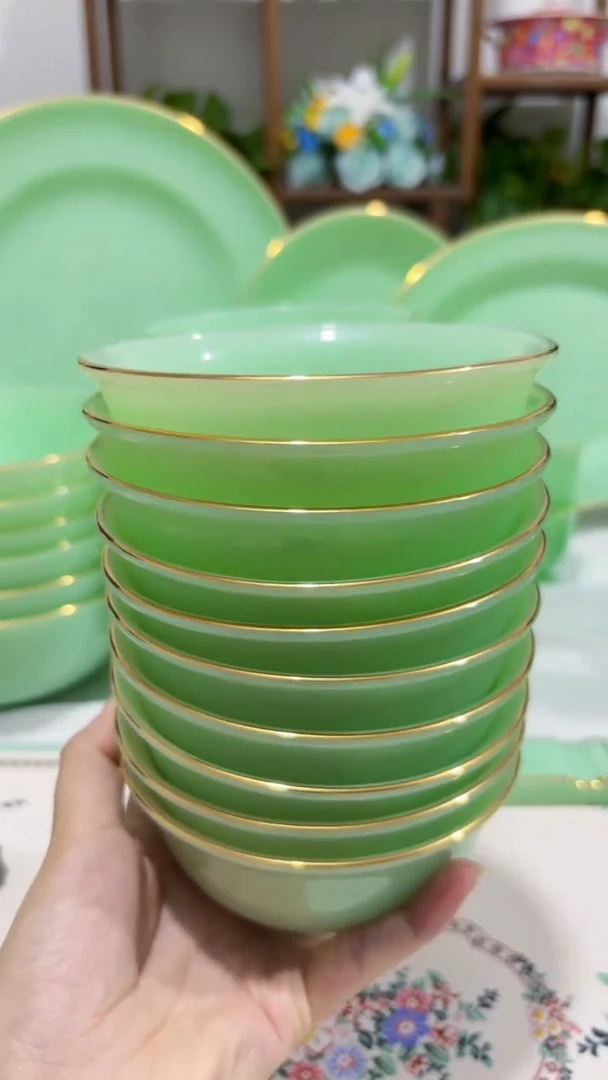 4.5英寸玉瓷碗10个口径11.5厘米