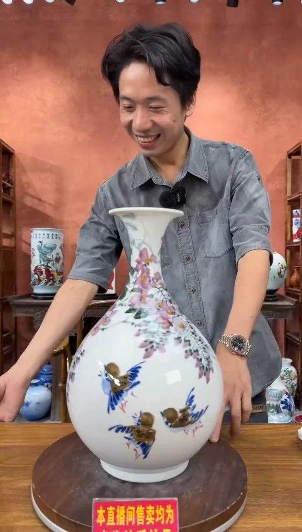 吴义松陶盟手绘陶瓷编码：3263