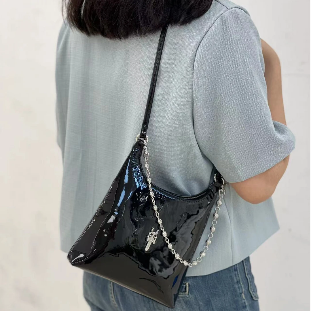 【Show Mi】J-S6217-黑色-轻奢小众时尚百搭女士包包sm