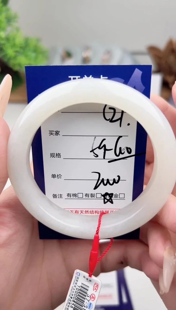 未镶嵌手镯和田玉微色差C21