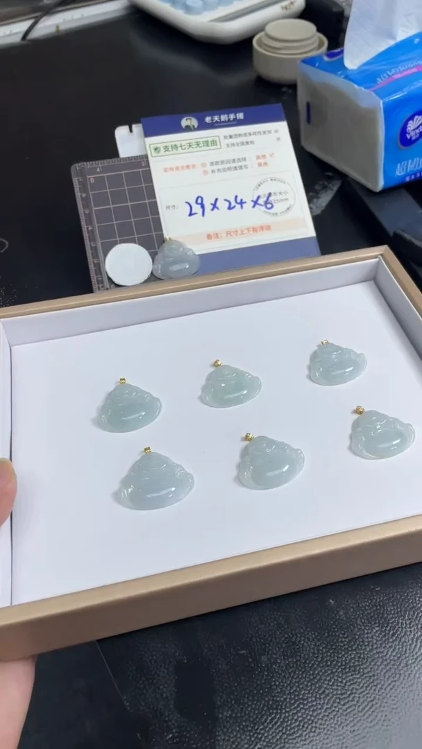 翡翠18K金镶嵌颈饰佛公配绳6/多样性发其一CP
