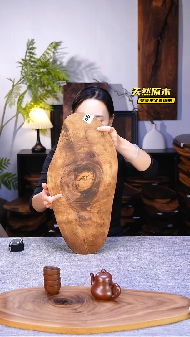 木北美黑胡桃原木.干裂疤结不属于商品质量问题完美主义者慎拍