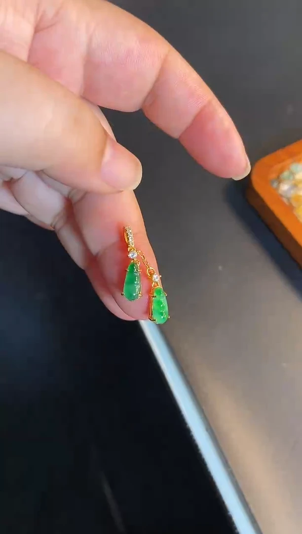 吊坠(不含链)银S925镶嵌翡翠1