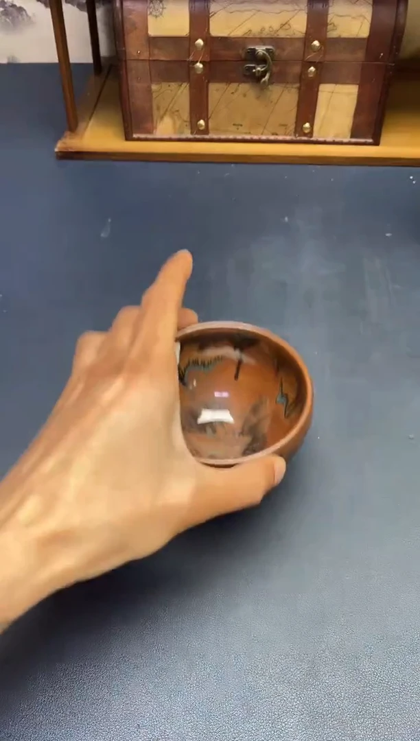 茶盏抱****兔建盏主人杯---------------