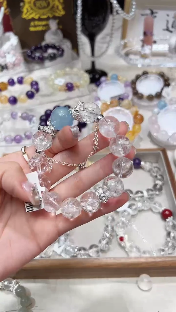 【闪购商品】水晶手链未镶嵌多样性发货发其一颜色微差【拍两单】