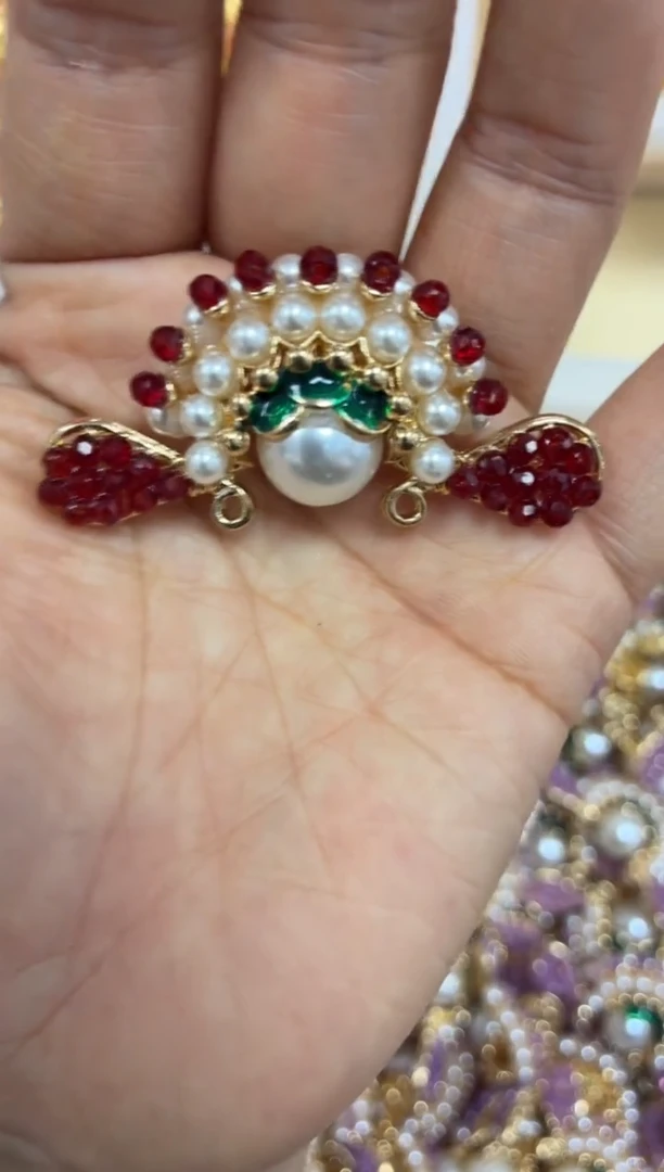 锌合金1603刀马旦配件1个大红色