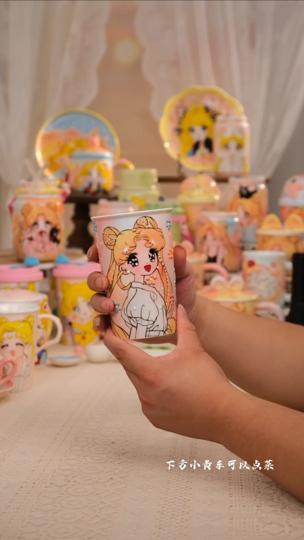 摆件景德镇手工手绘创意设计师款