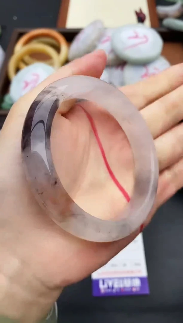 未镶嵌手镯石英质玉26+60.4