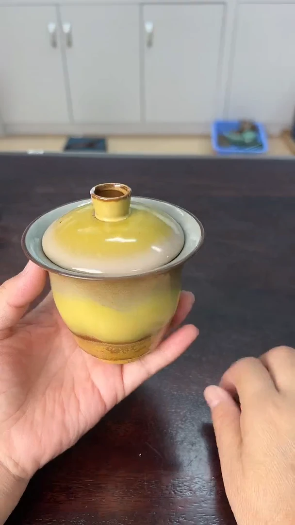 龙泉云间青瓷小米茶器