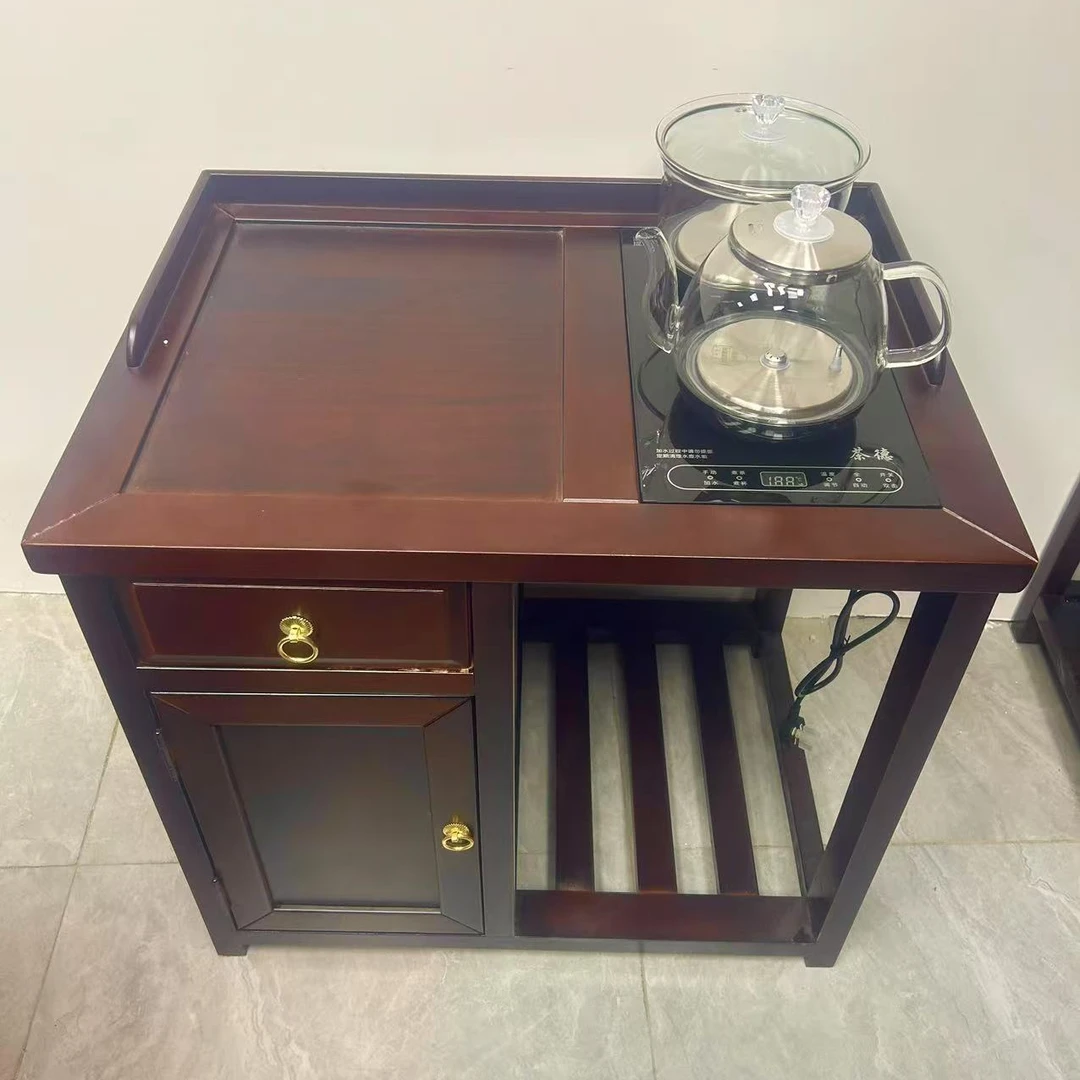 茶水柜实木茶水柜茶边柜新中式柜子
