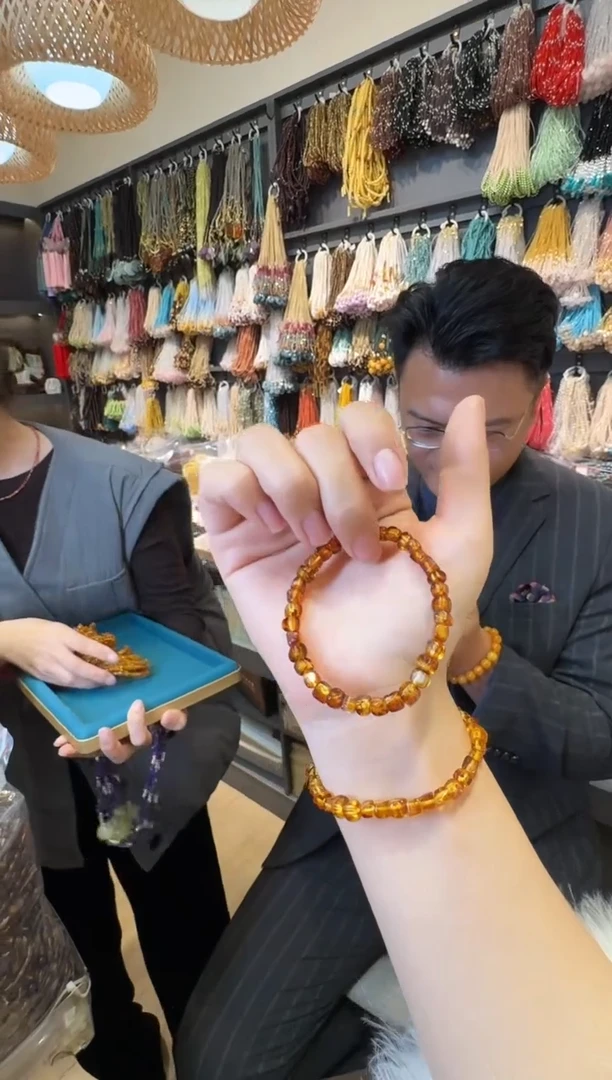 手链琥珀未镶嵌多样性发一件 249