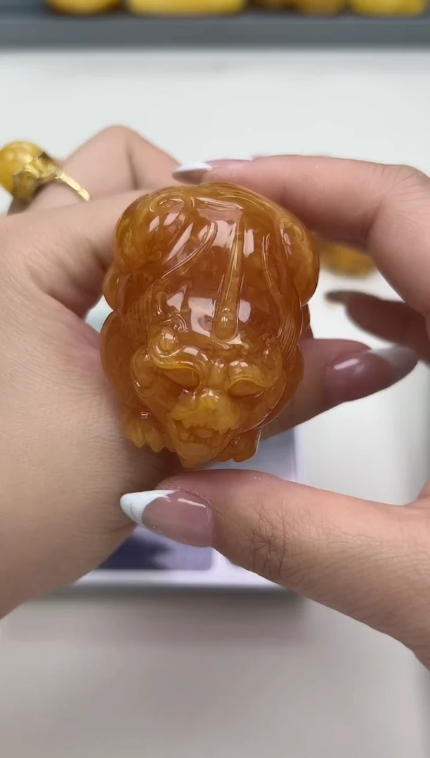 裸石琥珀未镶嵌琥珀蜜蜡吊坠